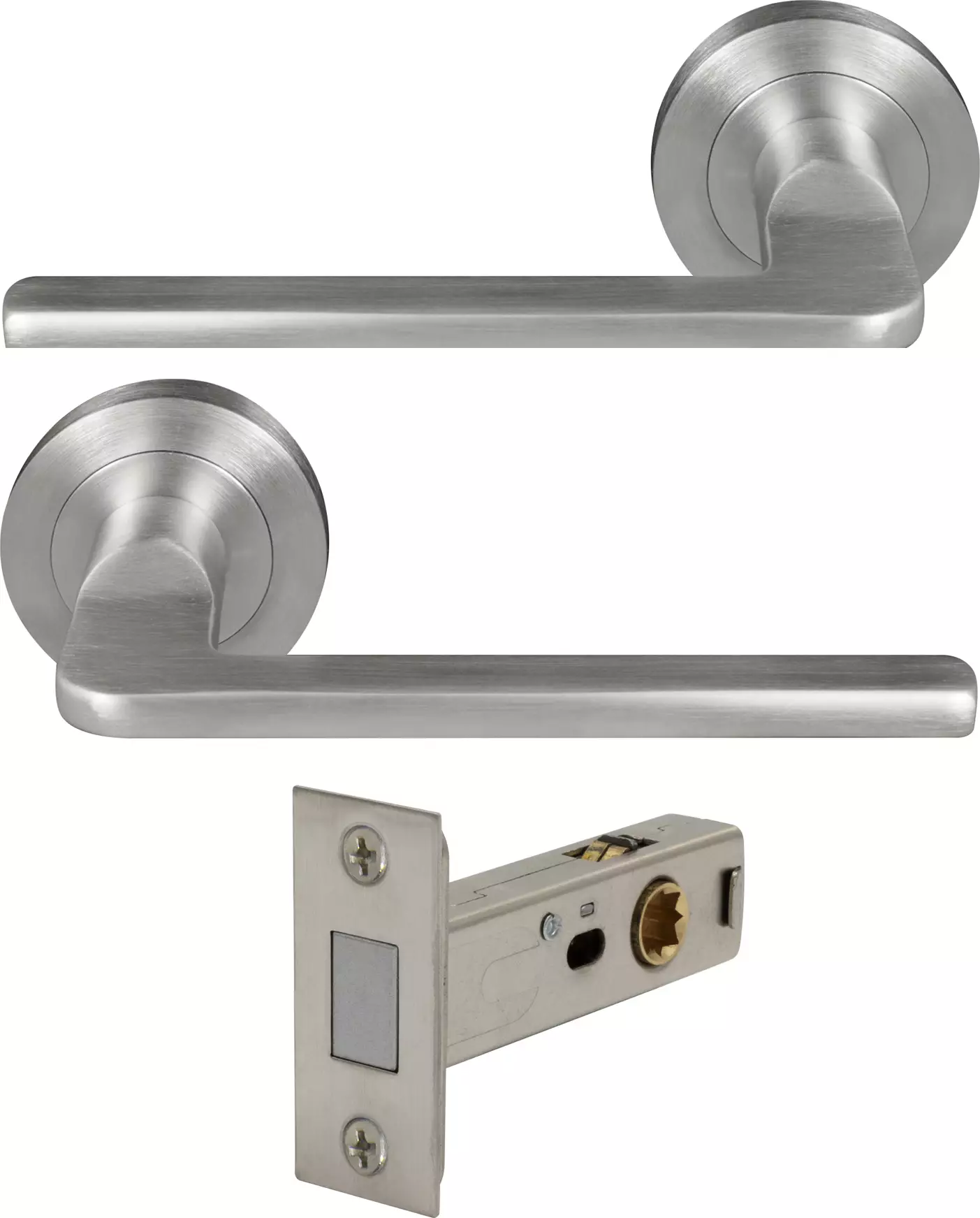 Chalet Round Rose Passage Set - Magn. Latch - PC