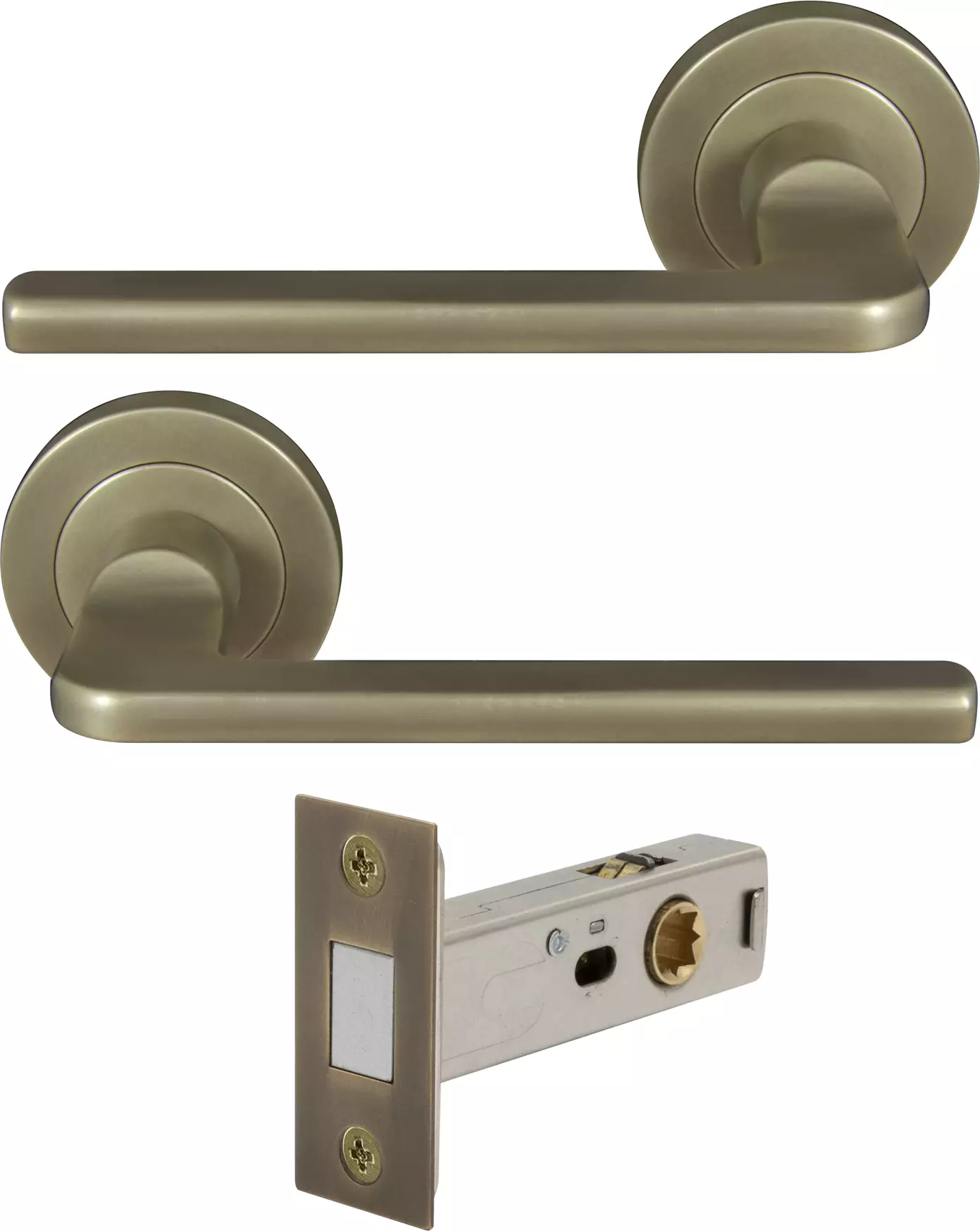 Chalet Round Rose Passage Set - Magn. Latch - RB