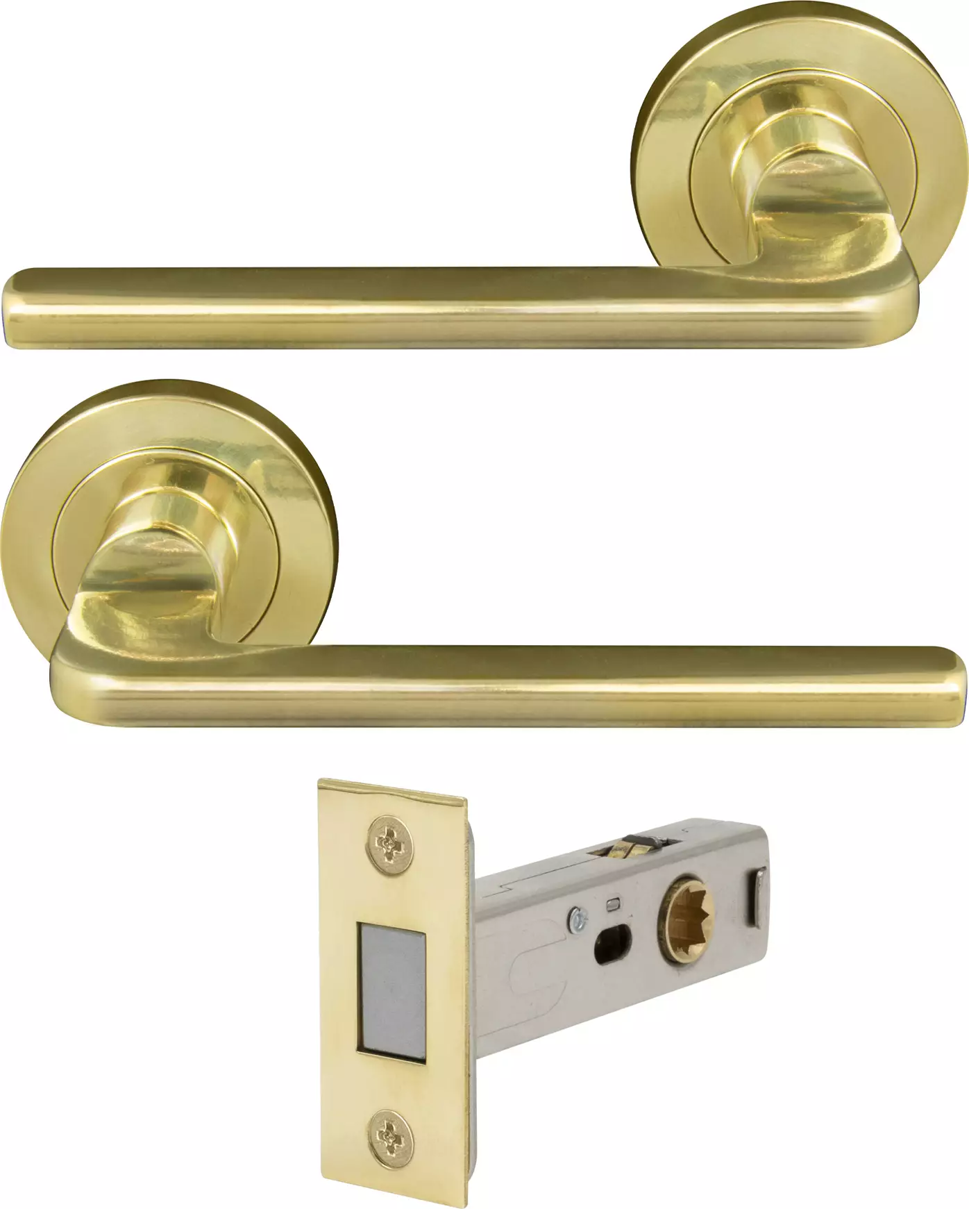 Chalet Round Rose Passage Set - Magn. Latch - UB
