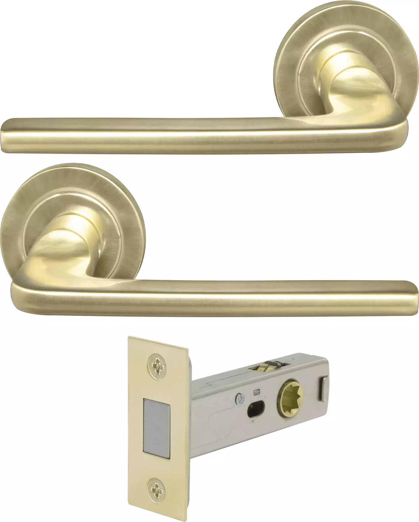 Chalet Round Rose Passage Set - Magn. Latch - USB