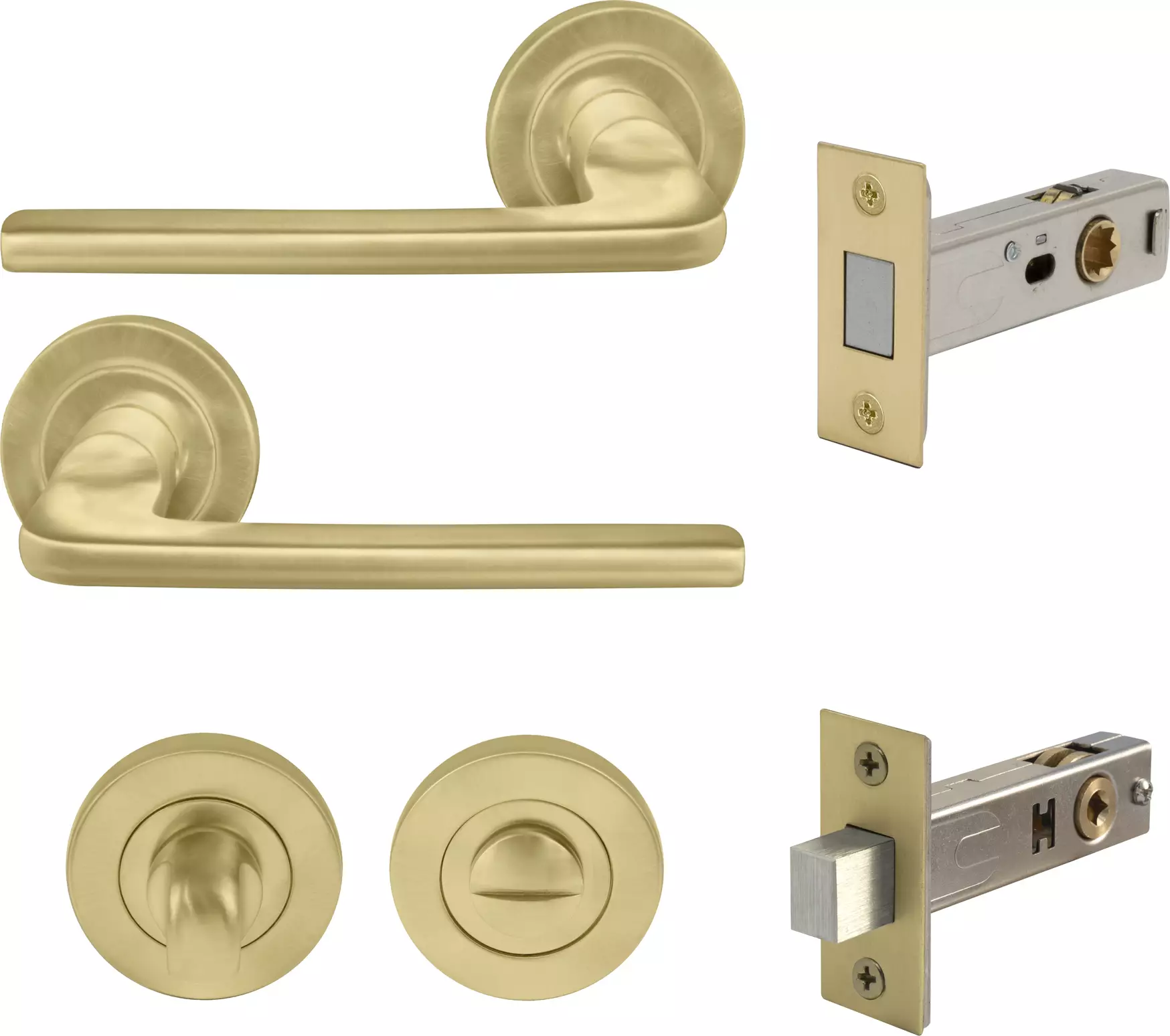 Chalet Round Rose Privacy Set - Magn. Latch - MSB