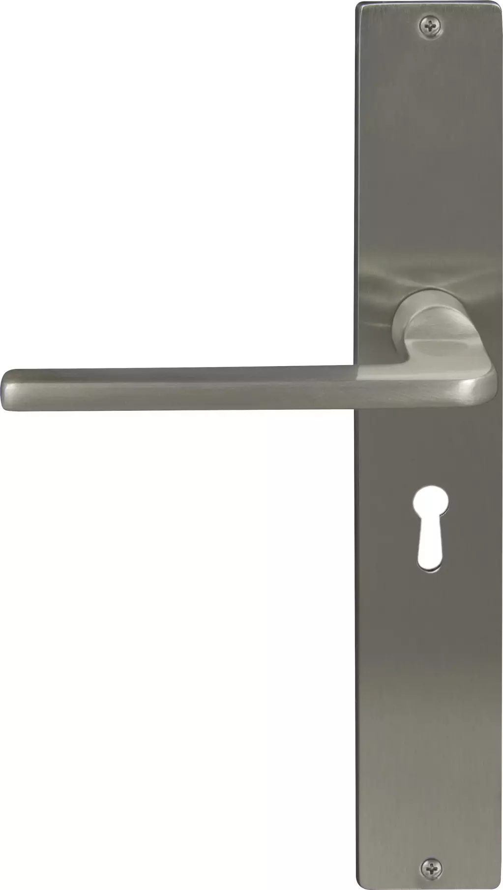 Chalet Square Longplate Std Keyhole - BN