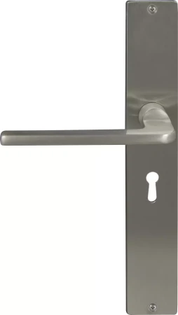 Chalet Square Longplate Std Keyhole - BN