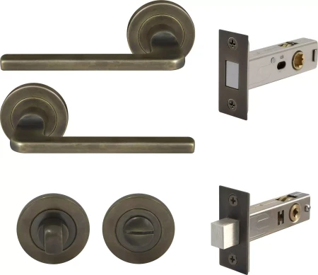 Chalet Round Rose Privacy Set - Magn. Latch - ORB