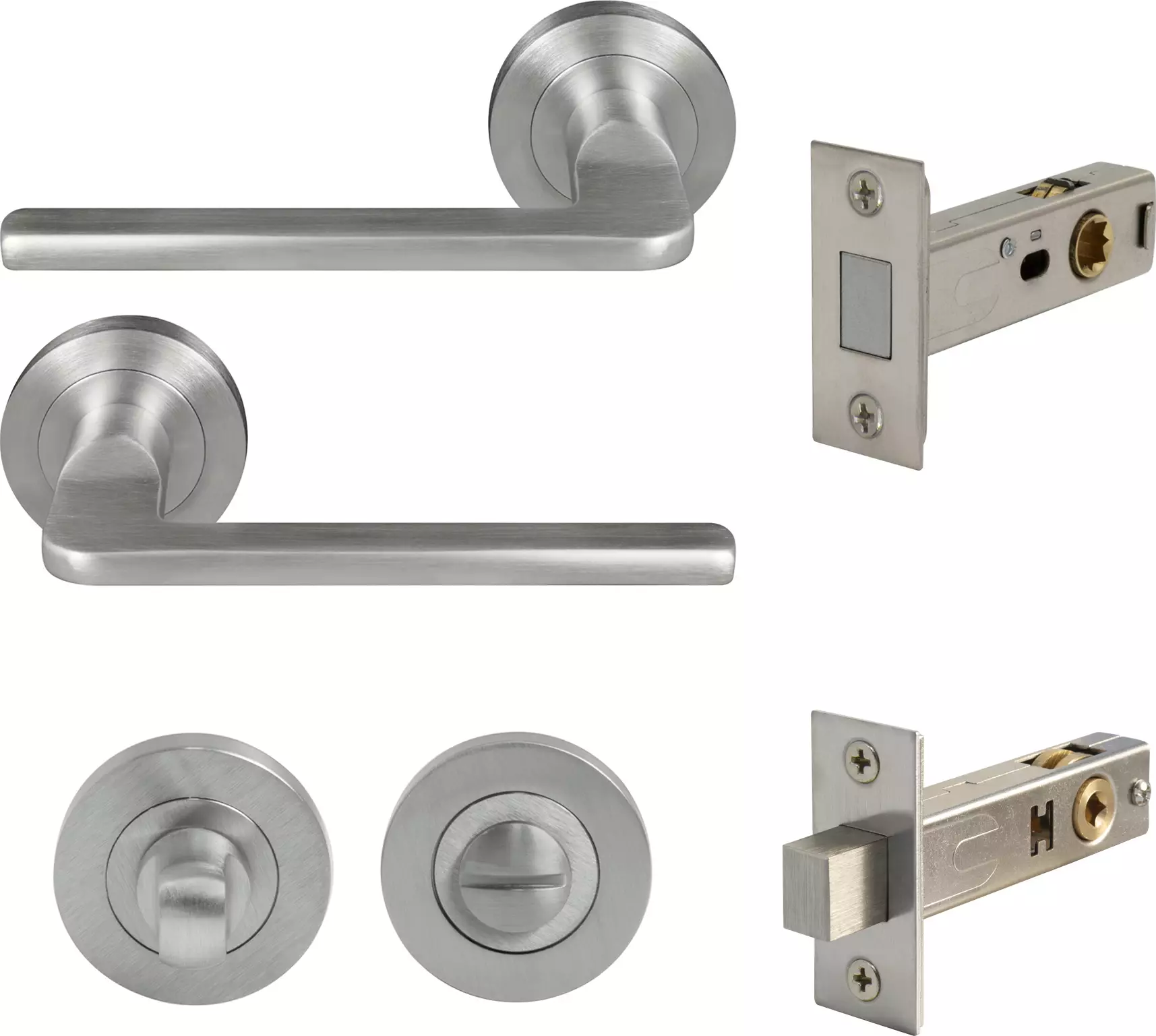 Chalet Round Rose Privacy Set - Magn. Latch - PC