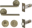 Chalet Round Rose Privacy Set - Magn. Latch - RB