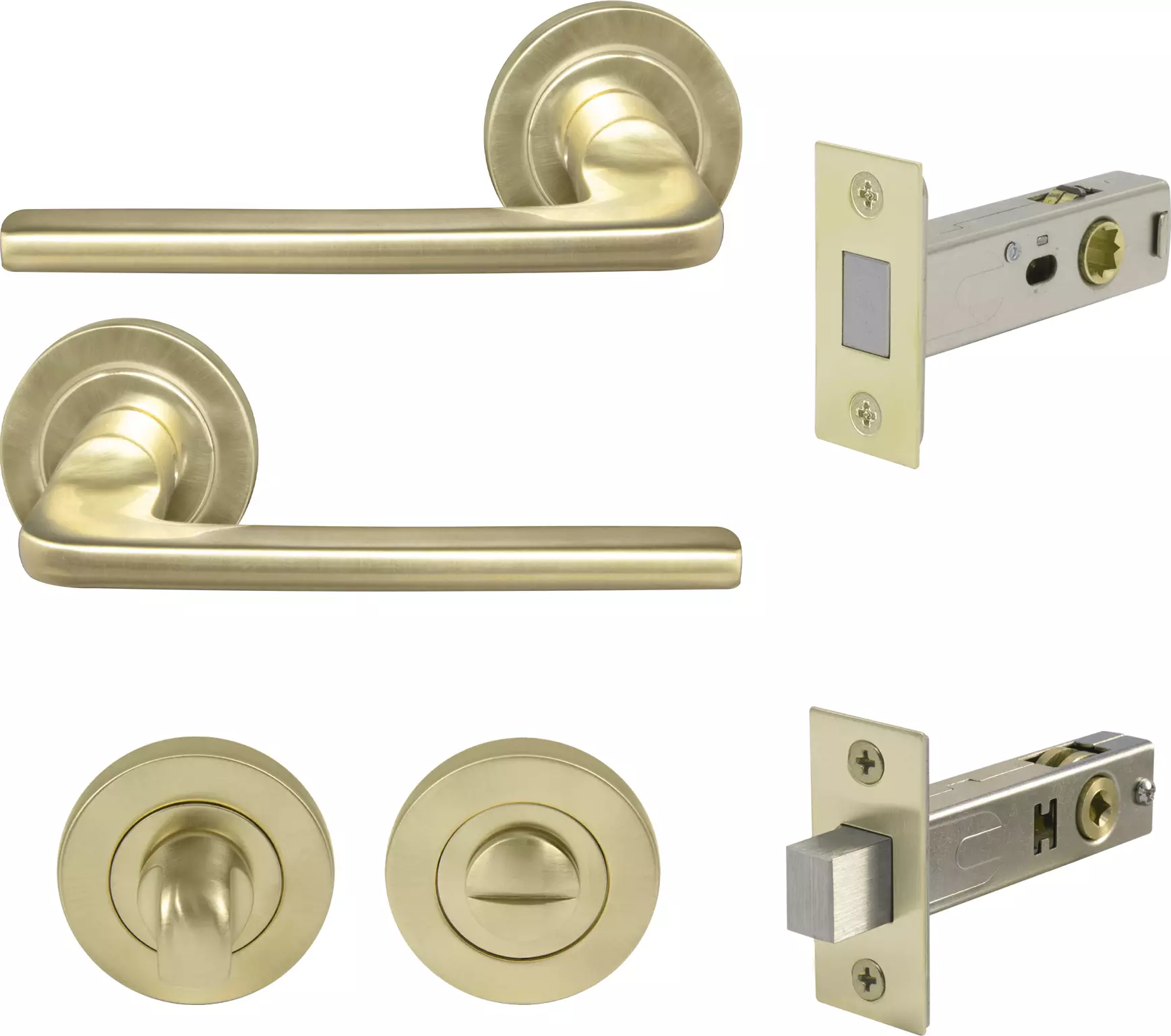 Chalet Round Rose Privacy Set - Magn. Latch - USB