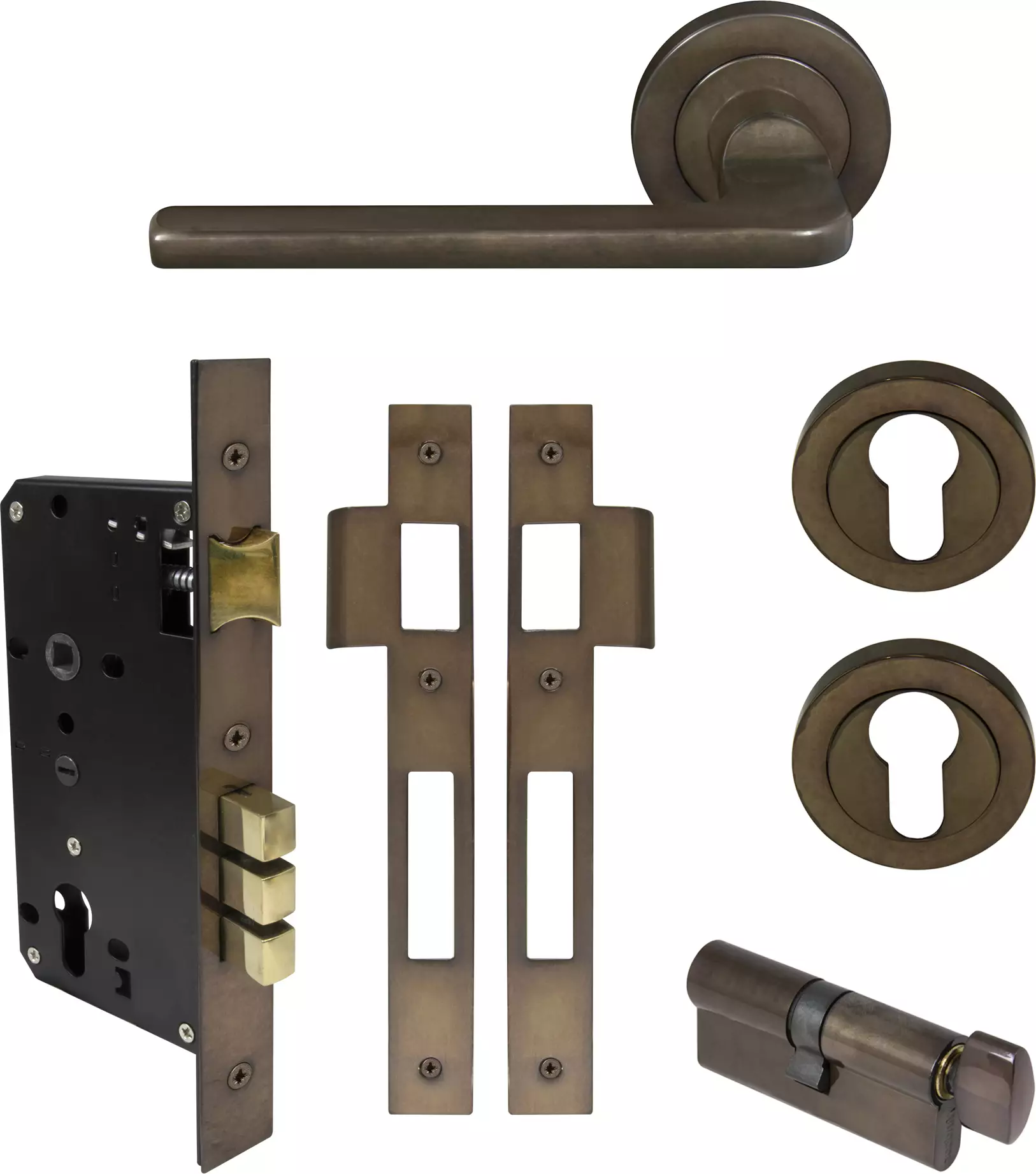 Chalet Round Rose Entrance Set - E85 - AB