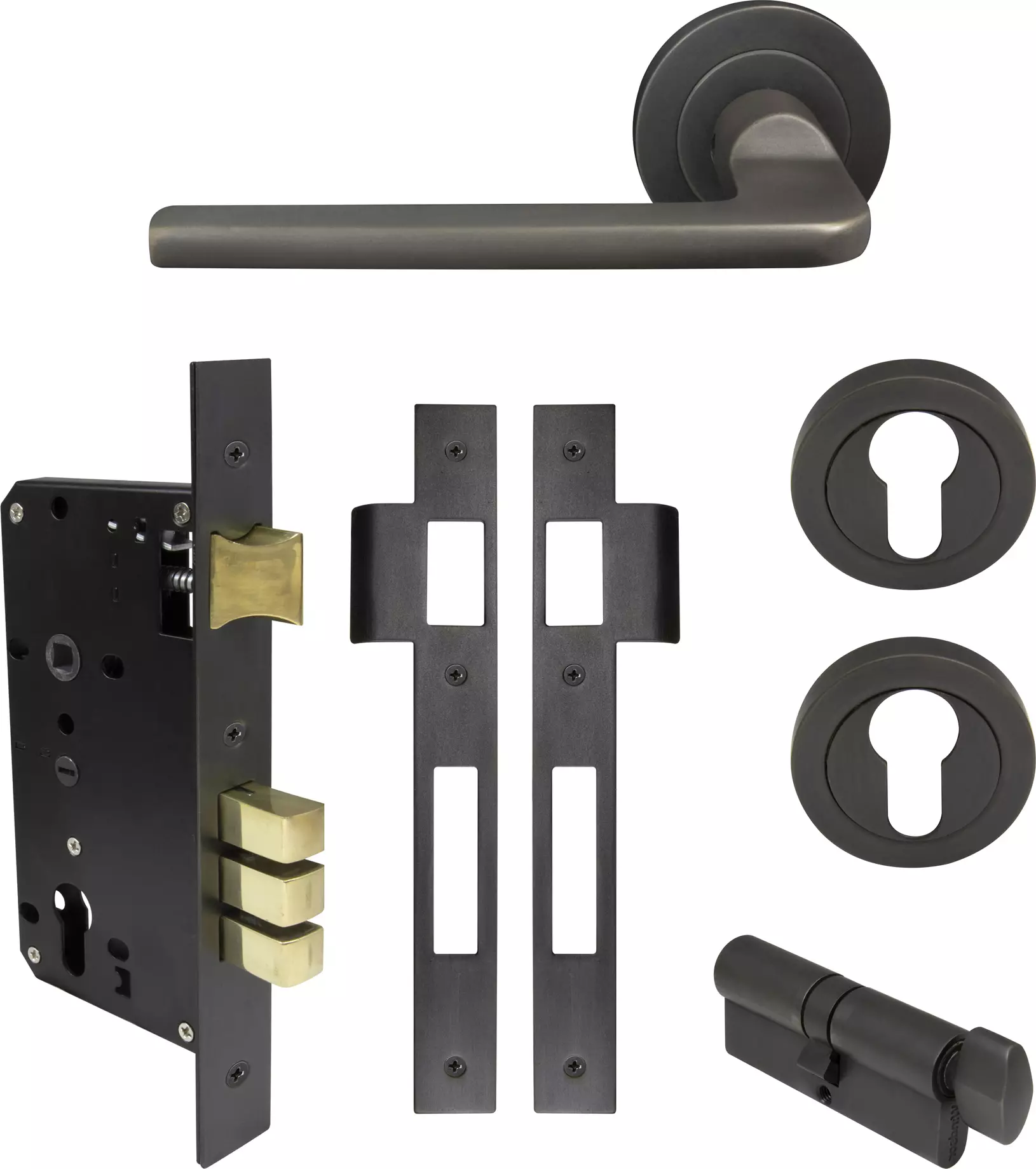 Chalet Round Rose Entrance Set - E85 - DRB