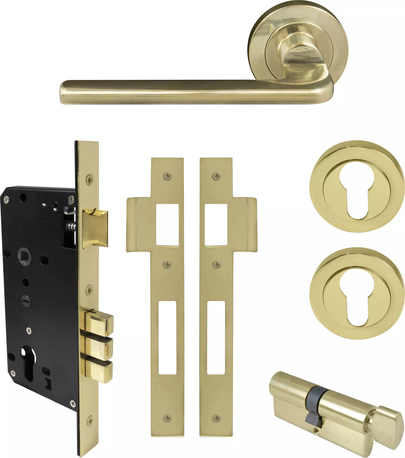 Chalet Round Rose Entrance Set - E85 - PB