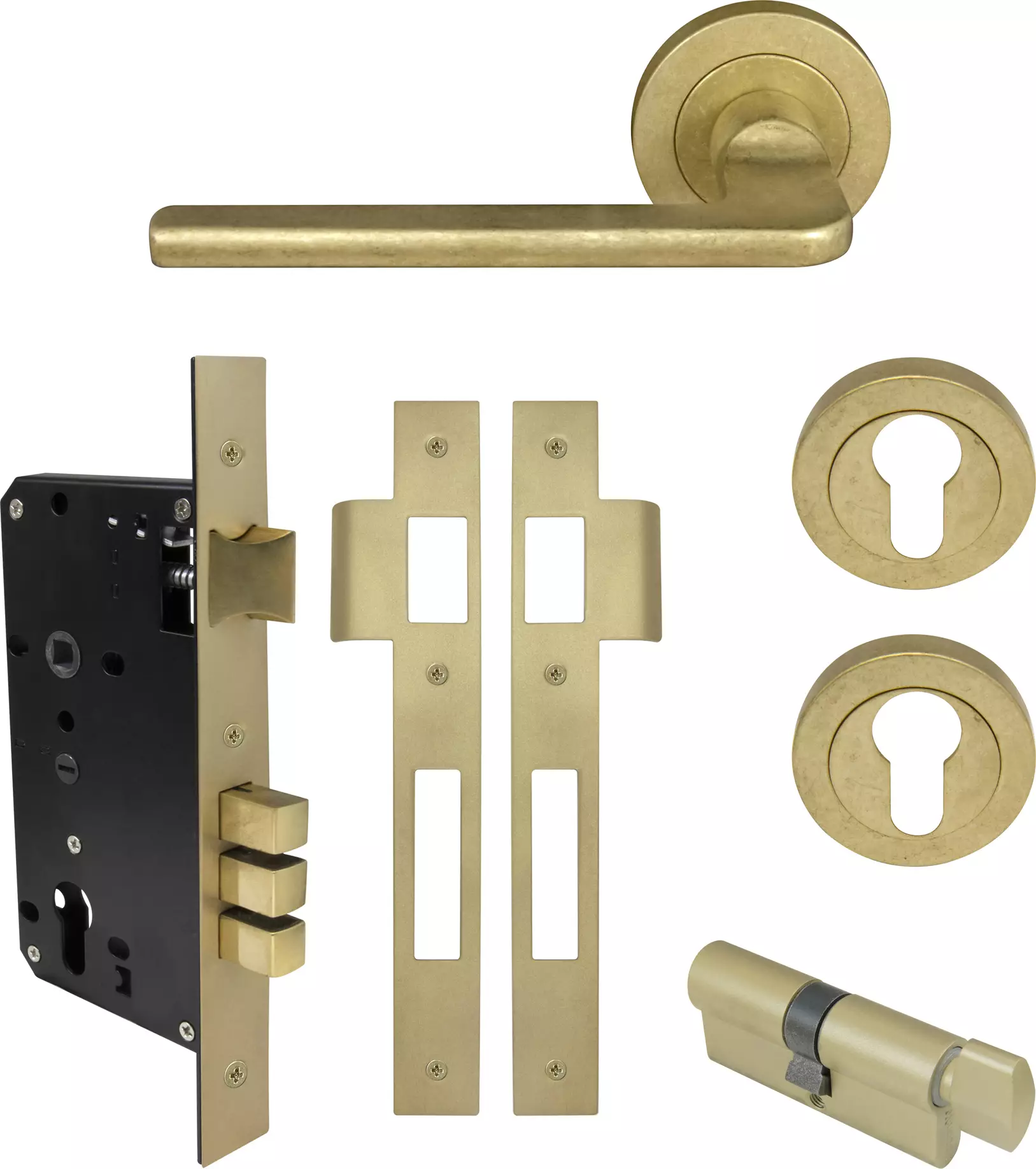 Chalet Round Rose Entrance Set - E85 - RLB