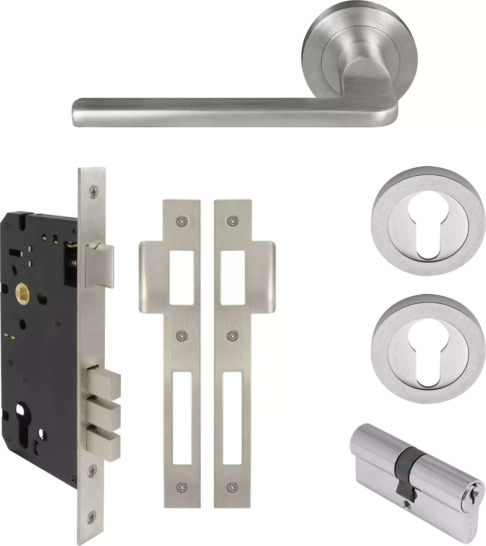 Chalet Round Rose Entrance Set - E85 - Key/Key - PC