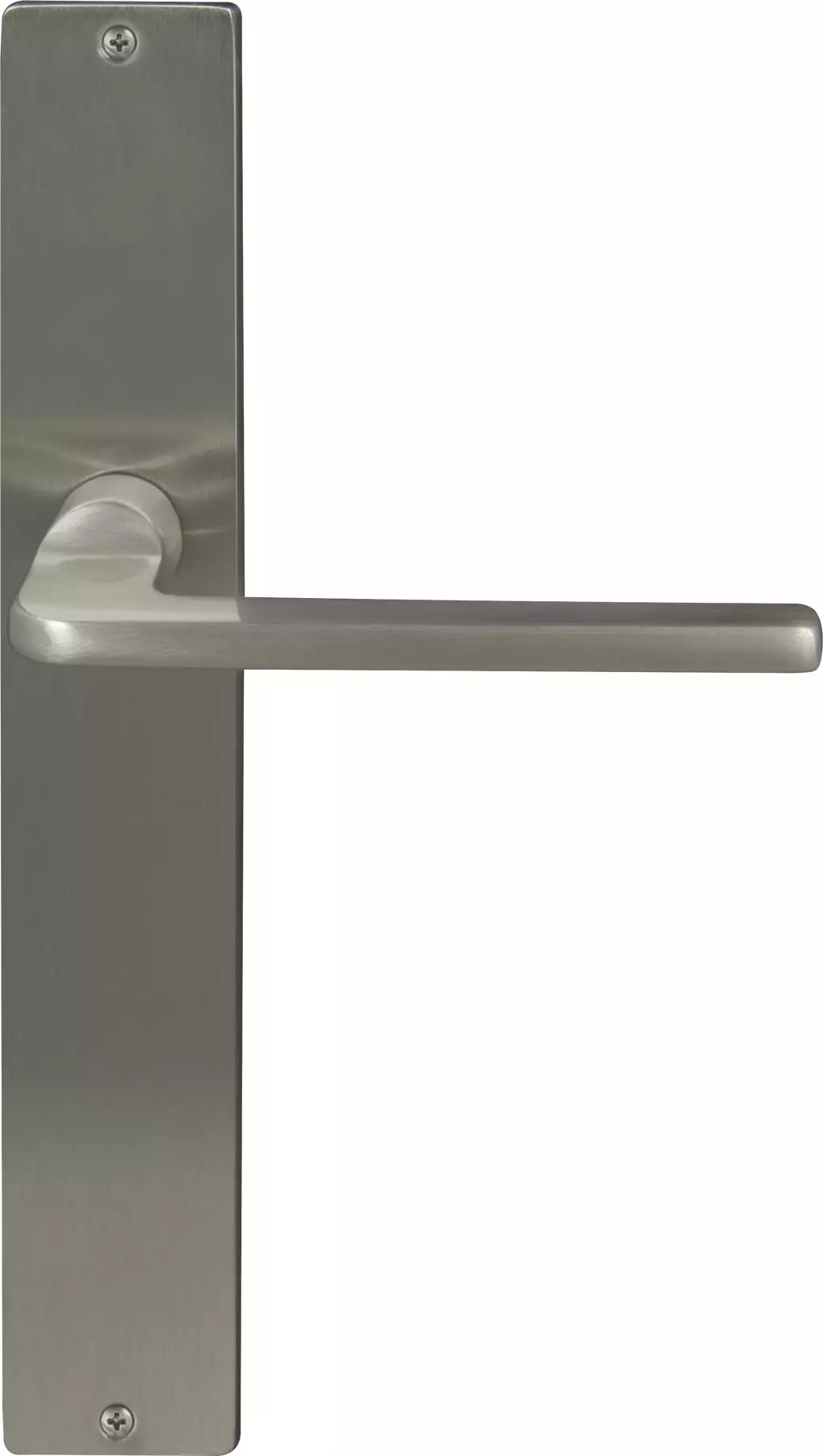 Chalet Longplate Square Dummy Lever - LH - BN