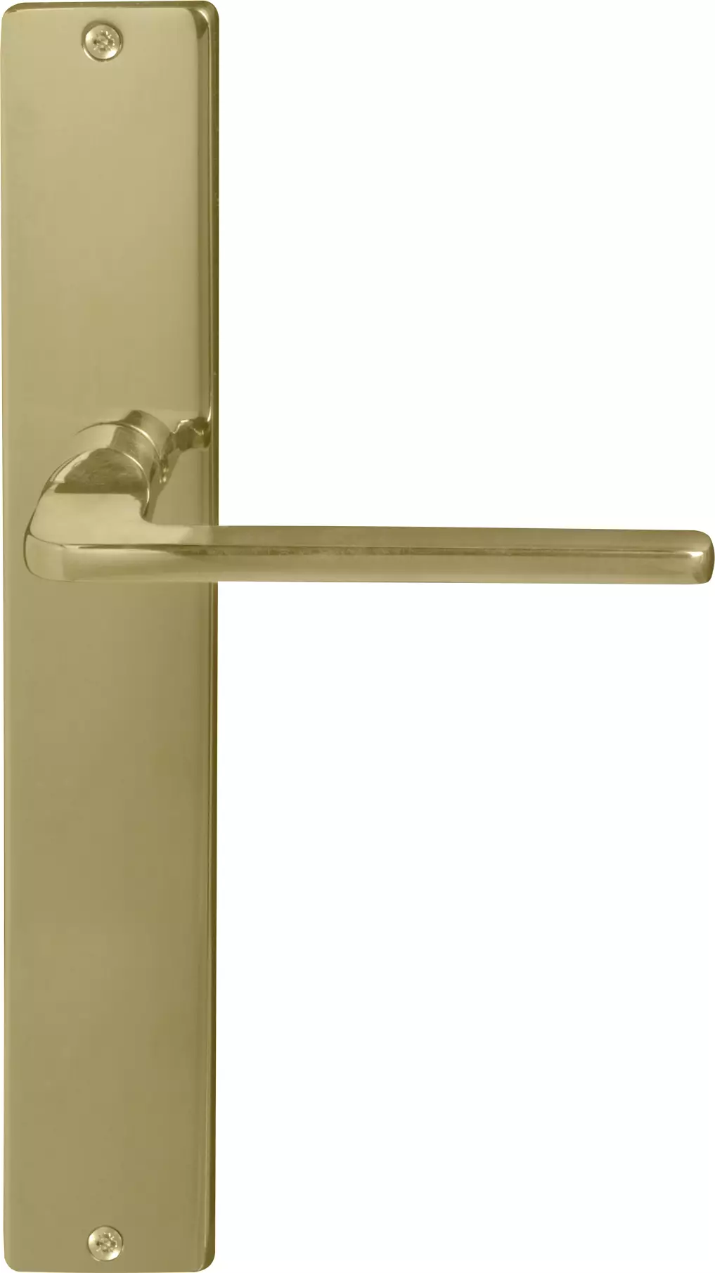 Chalet Longplate Square Dummy Lever - LH - PB