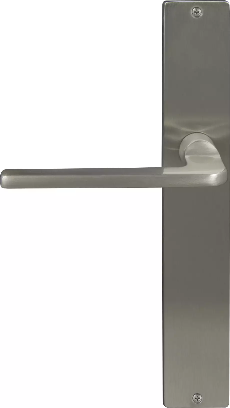 Chalet Longplate Square Dummy Lever - RH - BN