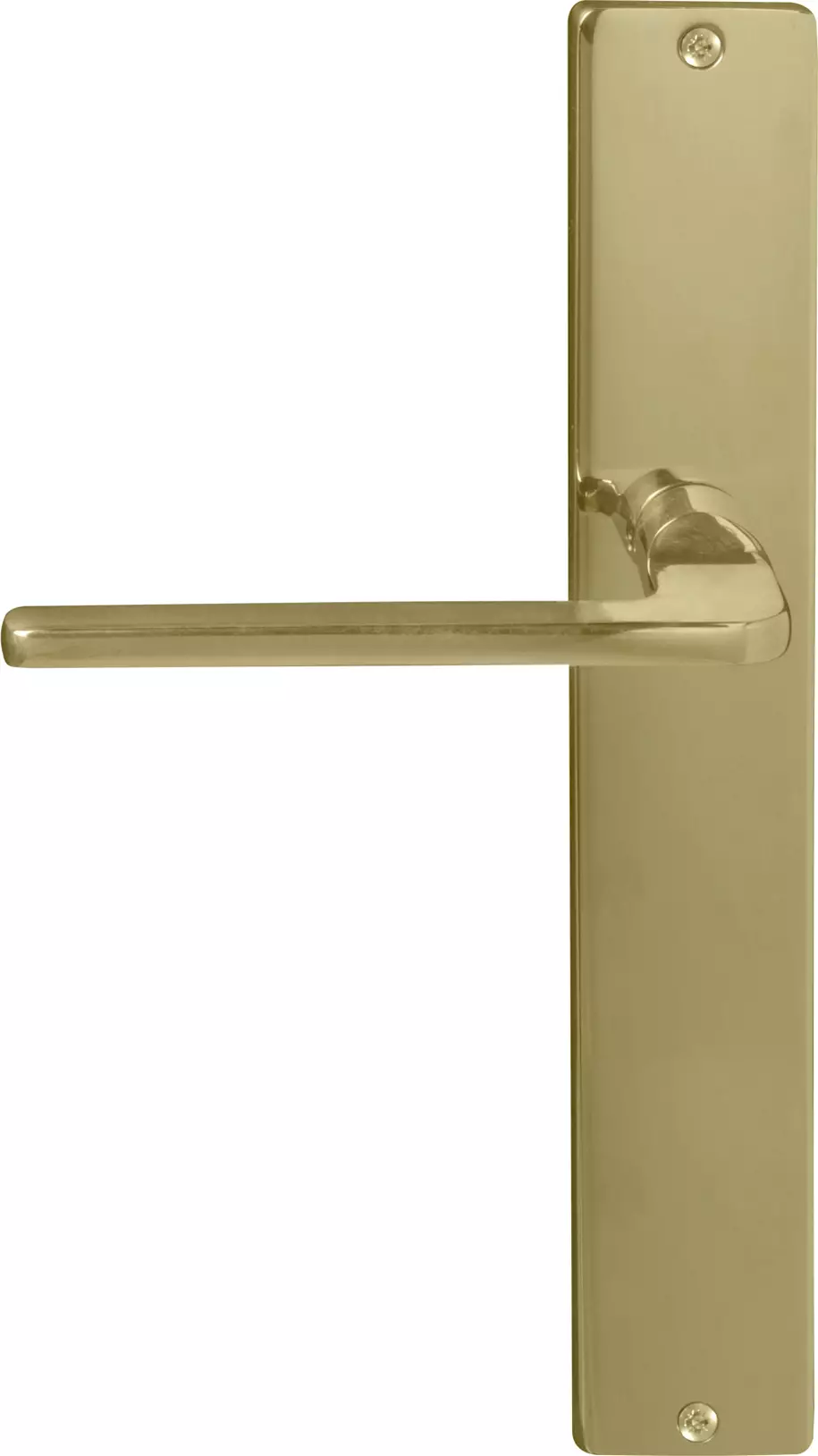 Chalet Longplate Square Dummy Lever - RH - PB