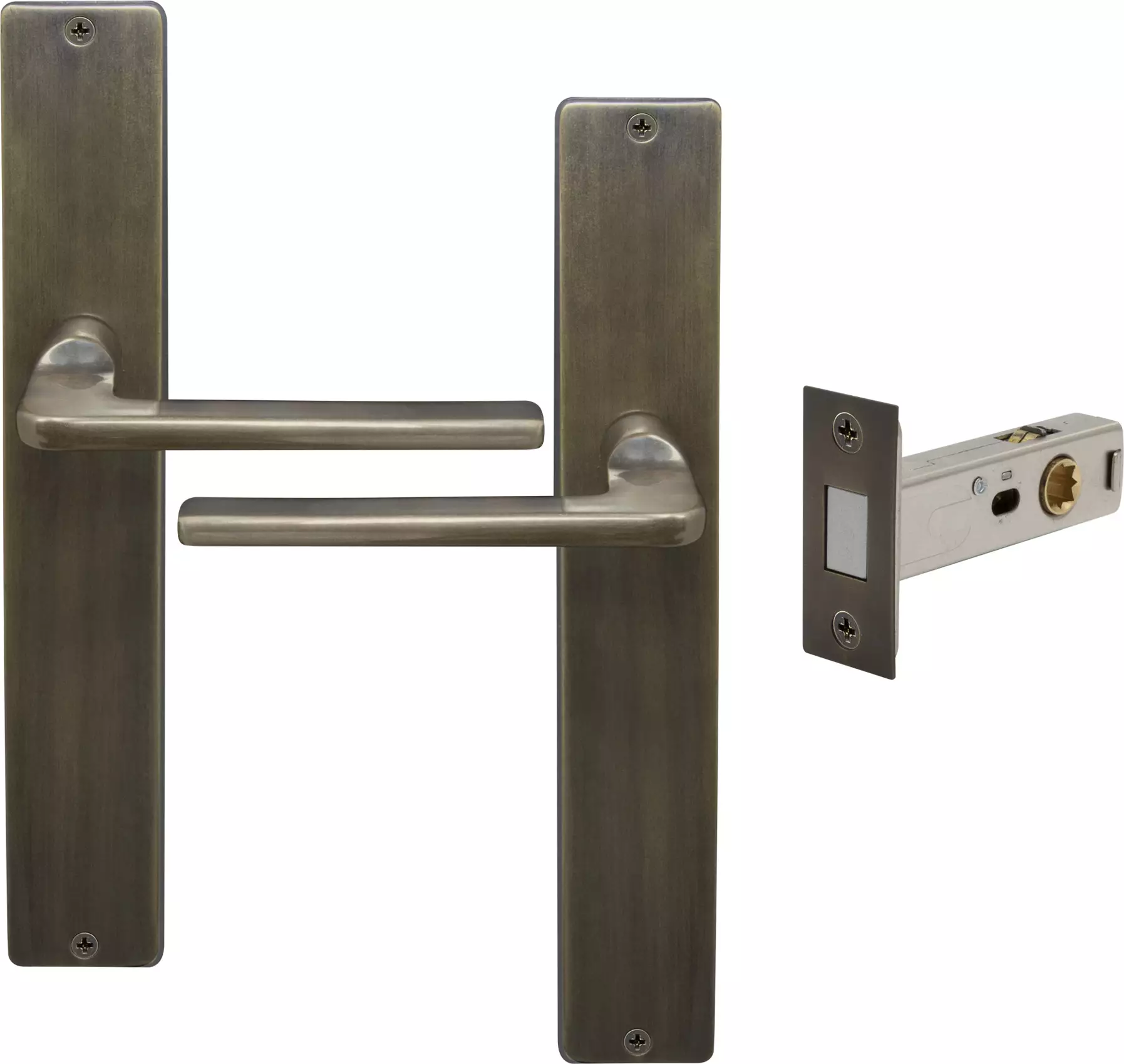 Chalet Longplate Square Passage Set - Magn. Latch - ORB
