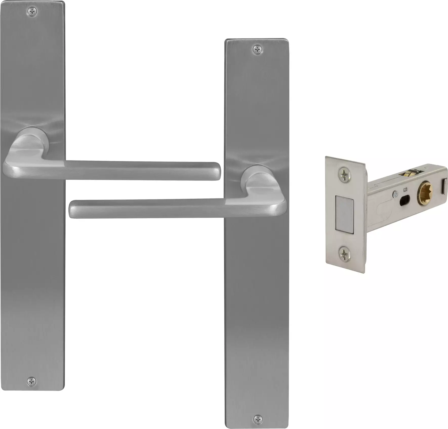 Chalet Longplate Square Passage Set - Magn. Latch - PC