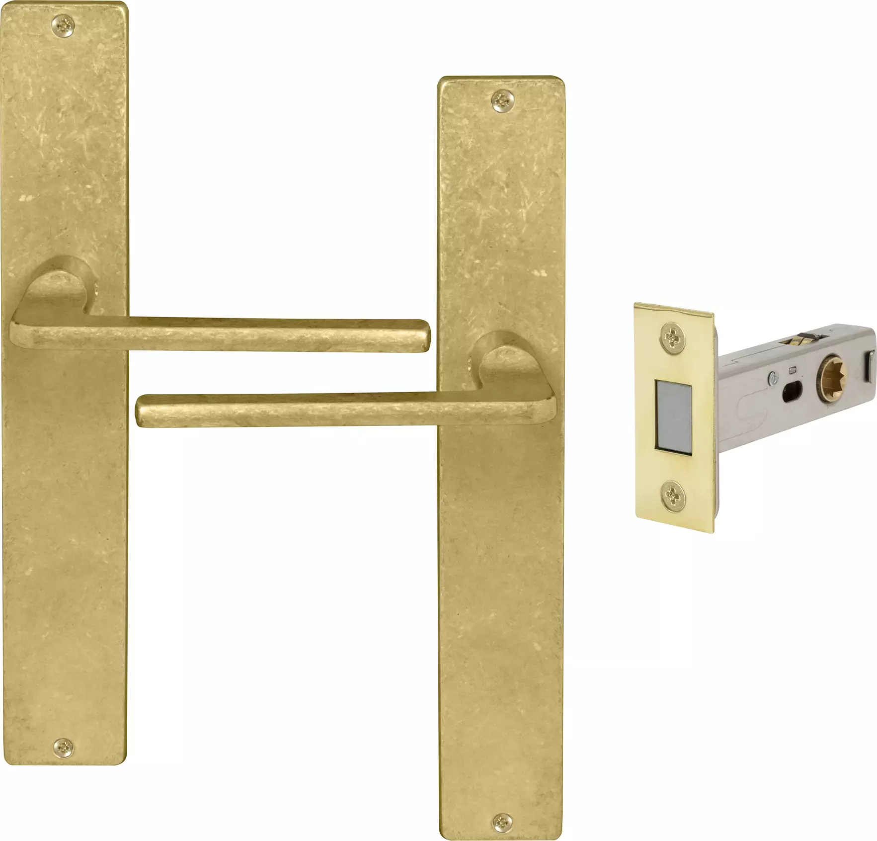 Chalet Longplate Square Passage Set - Magn. Latch - RLB
