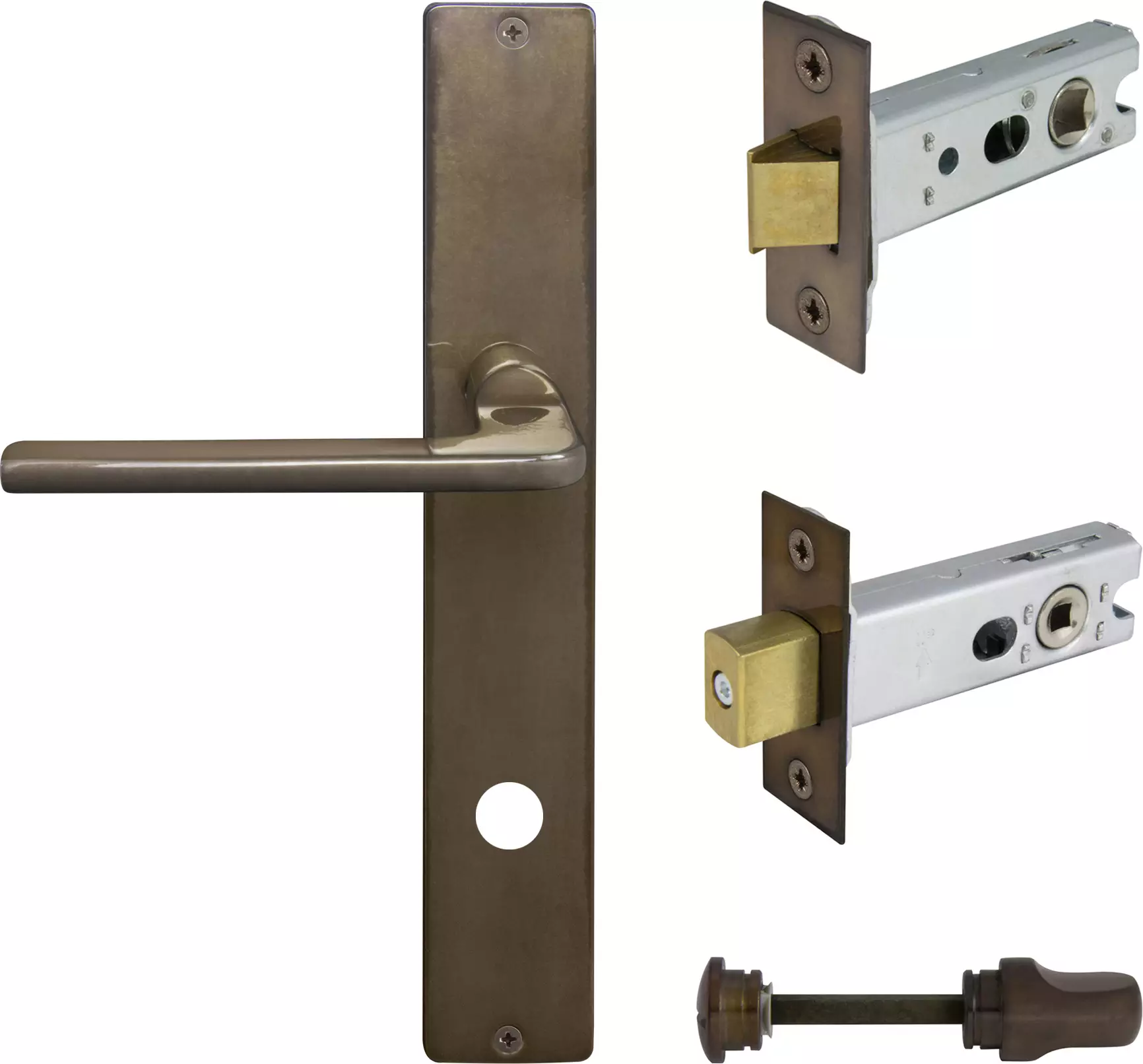 Chalet Longplate Square Privacy Set - AB