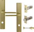 Chalet Longplate Square Privacy Set - Magn. Latch - UB