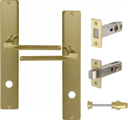Chalet Longplate Square Privacy Set - Magn. Latch - UB