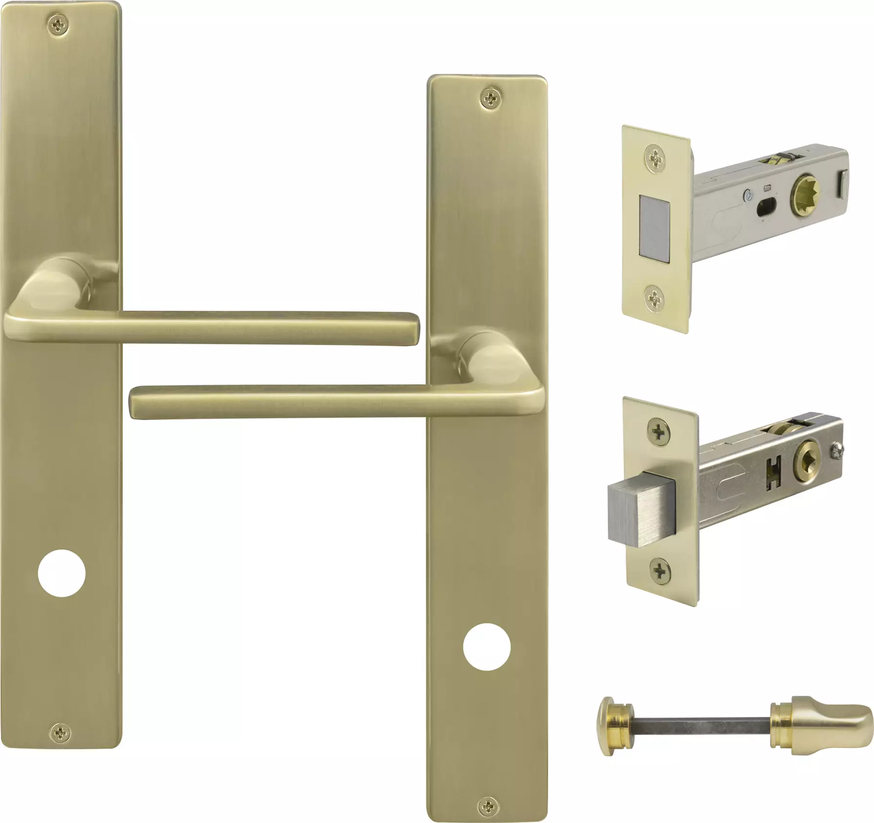 Chalet Longplate Square Privacy Set - Magn. Latch - USB
