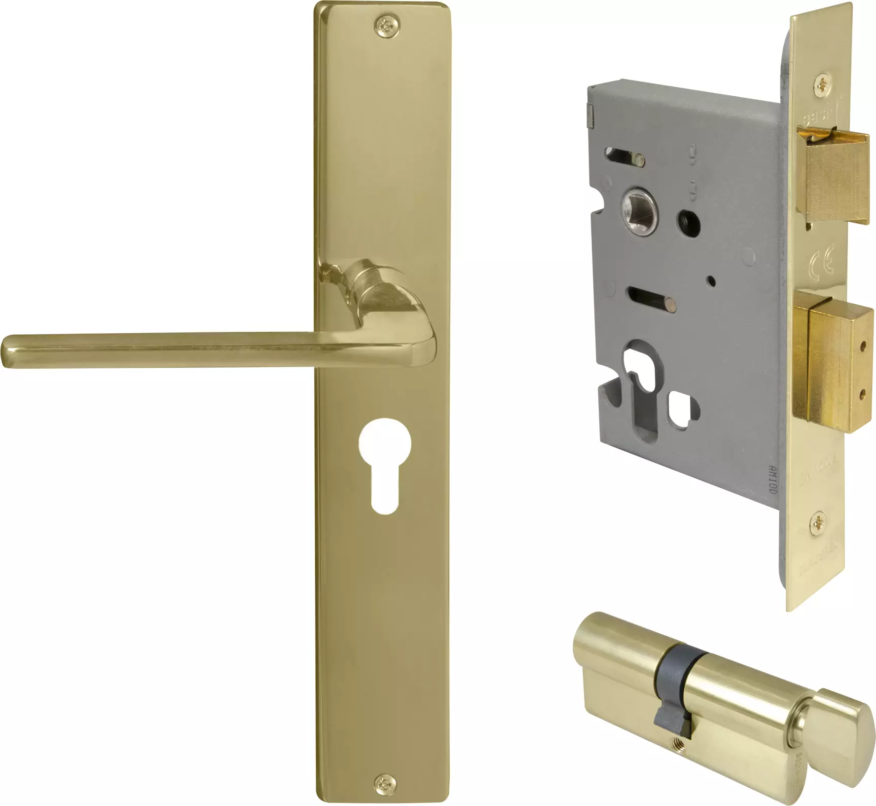 Chalet LP Square Entrance Set - E48 - PB