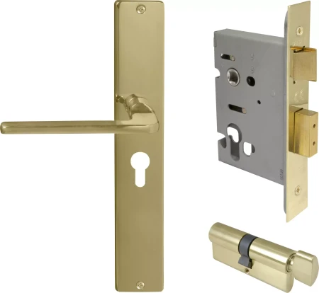 Chalet LP Square Entrance Set - E48 - PB
