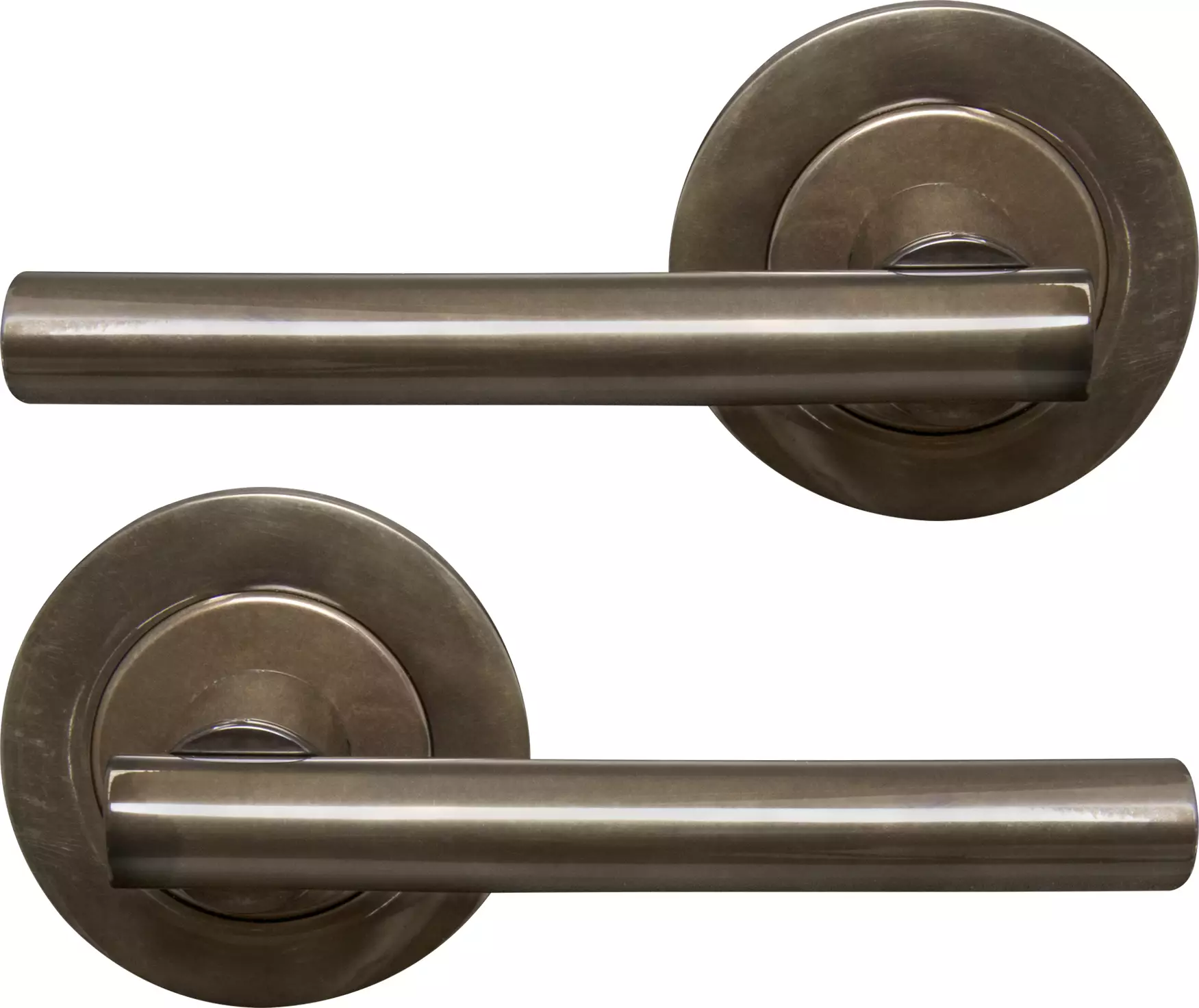 Charleston 64mm Large Rose Lever Set - AB