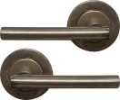 Charleston 64mm Large Rose Lever Set - AB