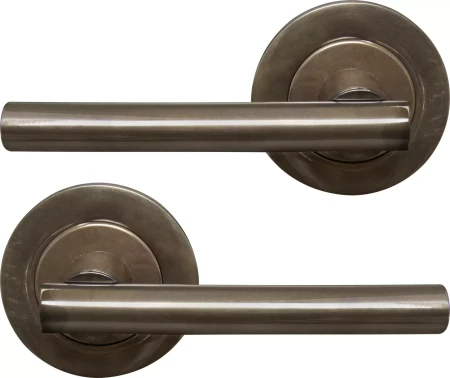 Charleston 64mm Large Rose Lever Set - AB