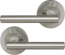 Charleston 64mm Large Rose Lever Set - BN