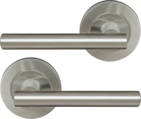 Charleston 64mm Large Rose Lever Set - BN
