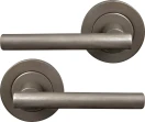 Charleston 64mm Large Rose Lever Set - NB