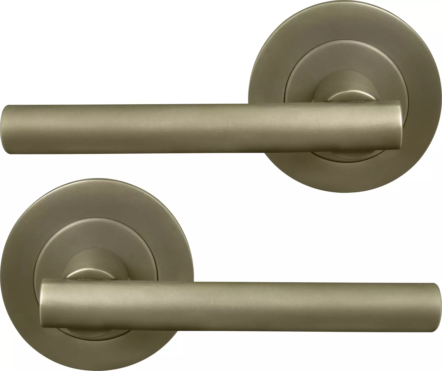 Charleston 64mm Large Rose Lever Set - RB