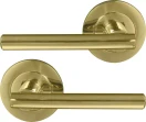 Charleston 64mm Large Rose Lever Set - UB
