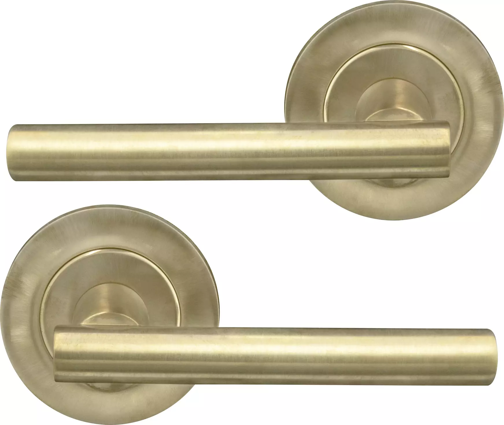 Charleston 64mm Large Rose Lever Set - USB