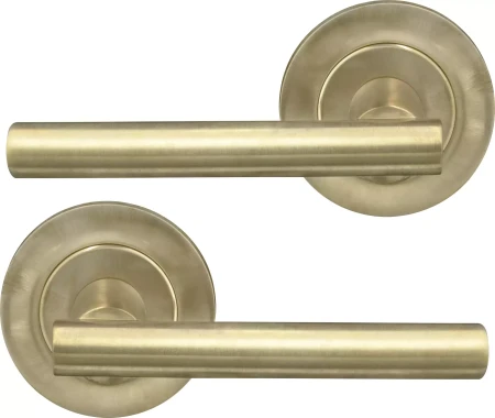 Charleston 64mm Large Rose Lever Set - USB
