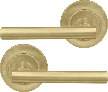 Charleston 64mm Large Rose Lever Set - MSB