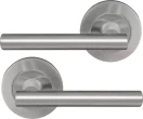 Charleston 64mm Large Rose Lever Set - PC