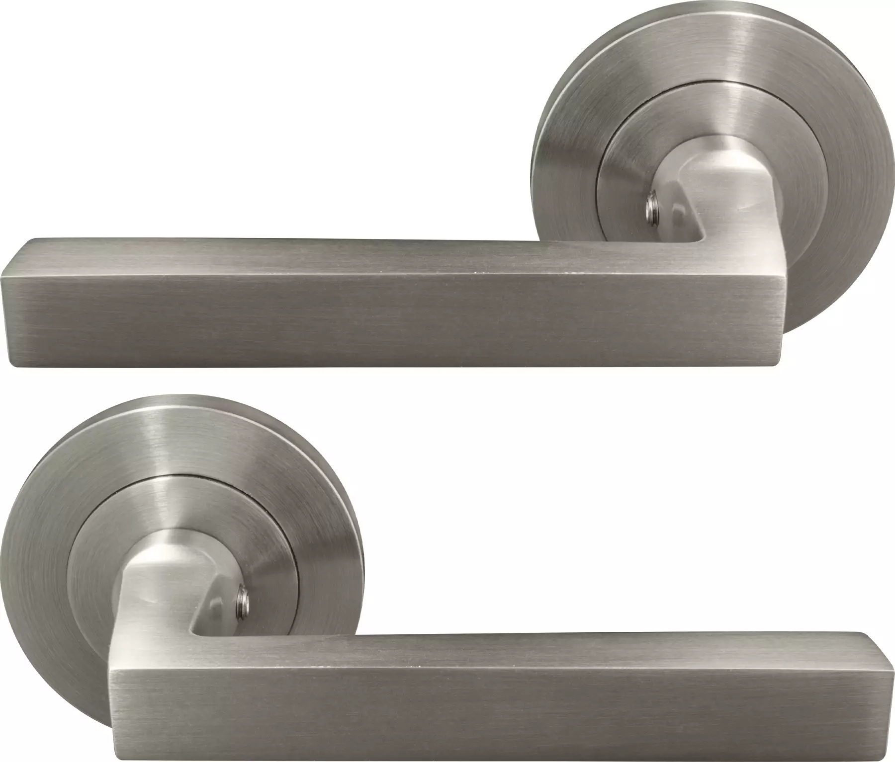 Federal 64mm Large Rose Lever Set - BN