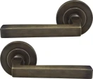 Federal 64mm Large Rose Lever Set - ORB