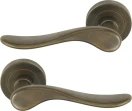 Haven 52mm Round Rose Lever Set - ORB