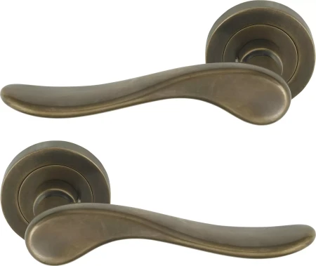 Haven 52mm Round Rose Lever Set - ORB