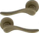 Haven 52mm Round Rose Lever Set - RB