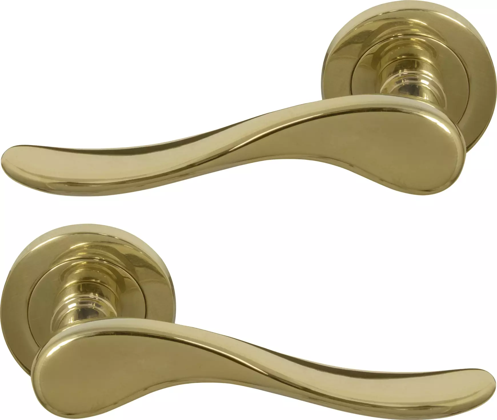 Haven 52mm Round Rose Lever Set - UB