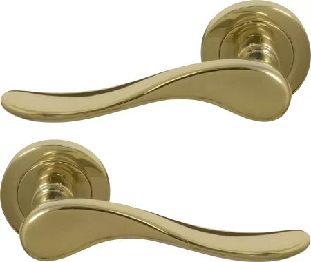 Haven 52mm Round Rose Lever Set - UB
