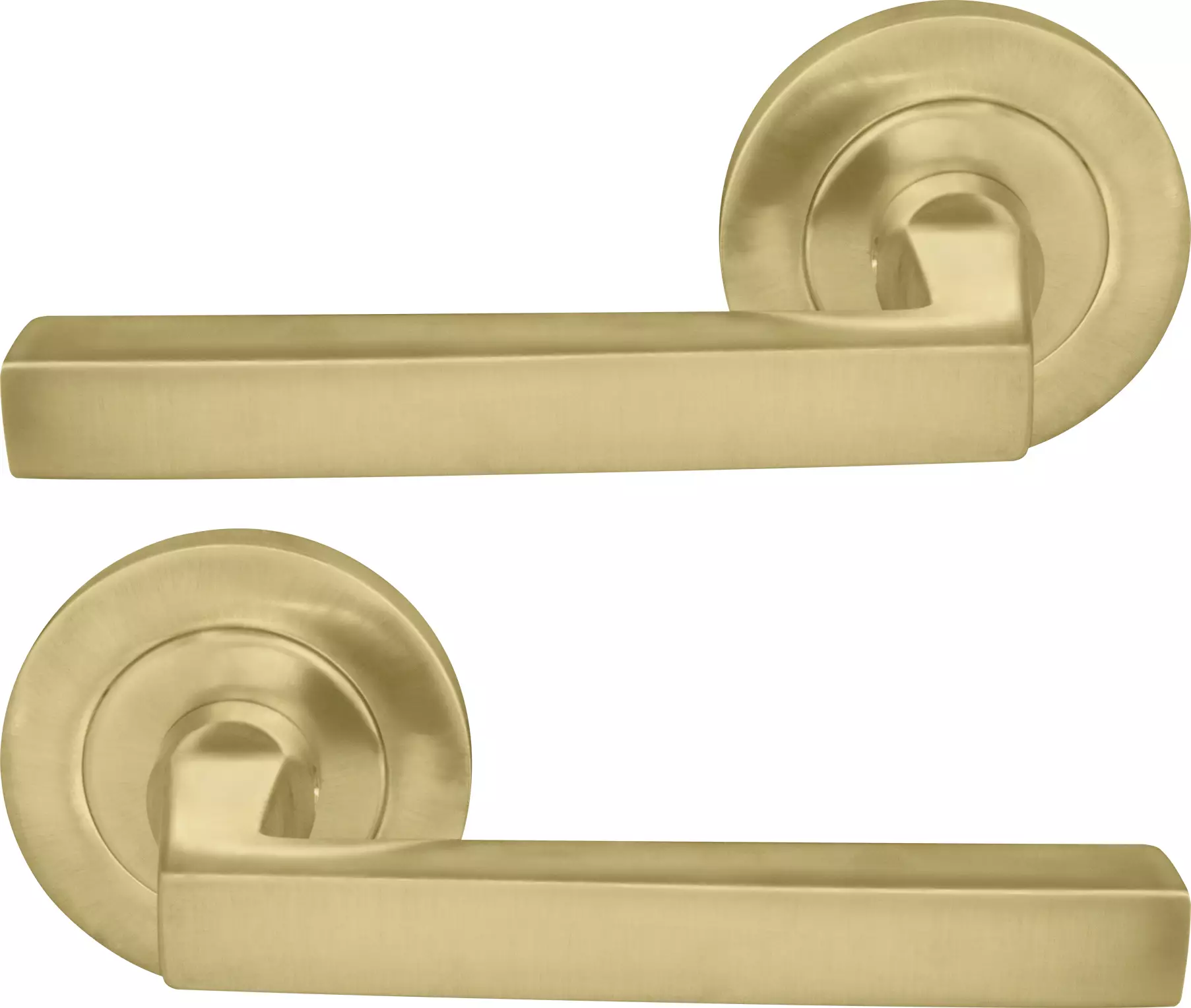 Federal 64mm Large Rose Lever Set - MSB