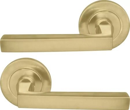 Federal 64mm Large Rose Lever Set - MSB
